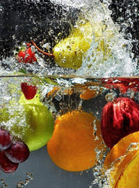 Wizard+Genius Refreshing Fruit Non Woven Wall Mural 192x260cm 4 Panels | Yourdecoration.com