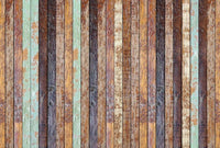 Wizard+Genius Vintage Wooden Wall Non Woven Wall Mural 384x260cm 8 Panels | Yourdecoration.com