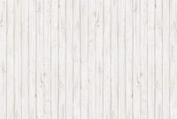 Wizard+Genius White Wooden Wall Non Woven Wall Mural 384x260cm 8 Panels | Yourdecoration.com