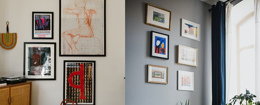 A photo wall is a real eye-catcher