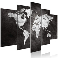 Canvas Print Dark World Wide 5 Panels 100x50cm