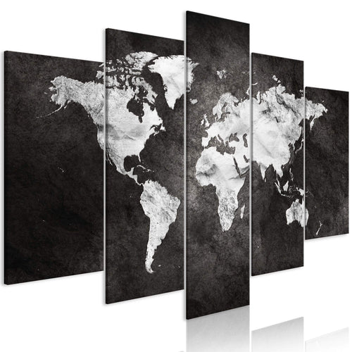 Canvas Print Dark World Wide 5 Panels 100x50cm