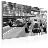 Canvas Print Old Cars Racing 90x60cm