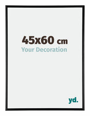 Austin Aluminium Photo Frame 45x60cm Black High Gloss Front Size | Yourdecoration.com