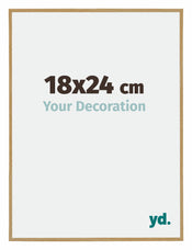 Evry Plastic Photo Frame 18x24cm Beech Light Front Size | Yourdecoration.com