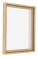 Lyon MDF Canvas Floater Frame 1 1 Beech Front Oblique | Yourdecoration.com