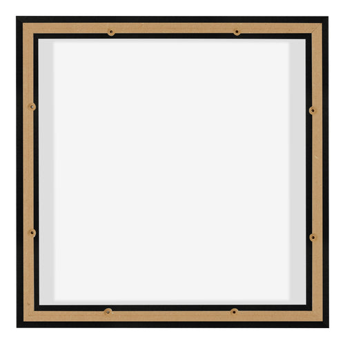 Lyon MDF Canvas Floater Frame 1 1 Black Matte Back | Yourdecoration.com