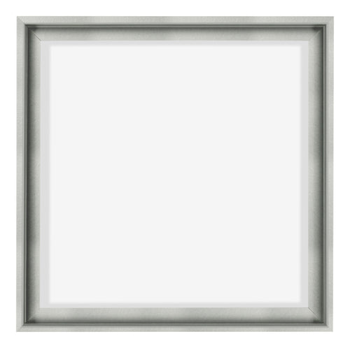 Lyon MDF Canvas Floater Frame 1 1 Silver Matte Front | Yourdecoration.com