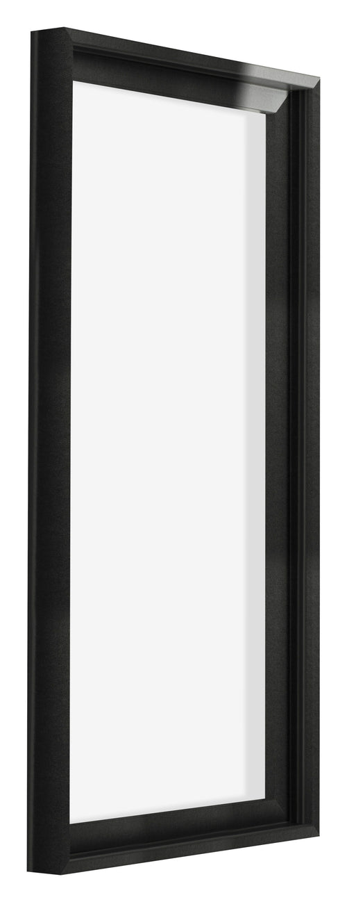 Lyon MDF Canvas Floater Frame 1 2 Black Matte Front Oblique | Yourdecoration.com