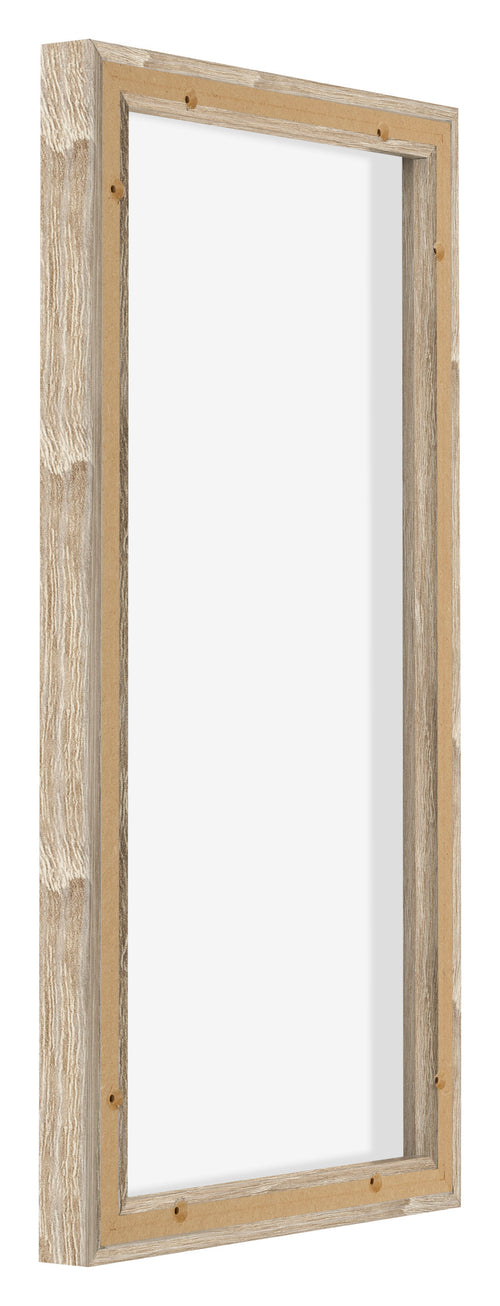 Lyon MDF Canvas Floater Frame 1 2 Sonoma Oak Back Oblique | Yourdecoration.com