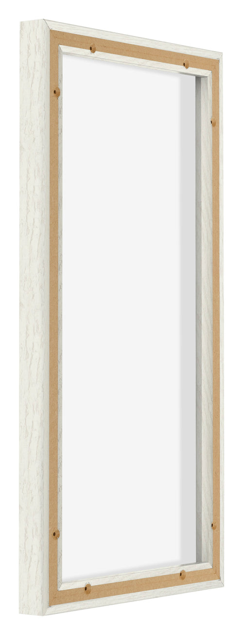 Lyon MDF Canvas Floater Frame 1 2 White Wash Back Oblique | Yourdecoration.com