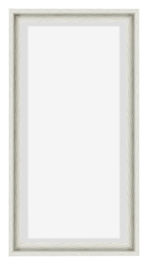 Lyon MDF Canvas Floater Frame 1 2 White Wash Front | Yourdecoration.com