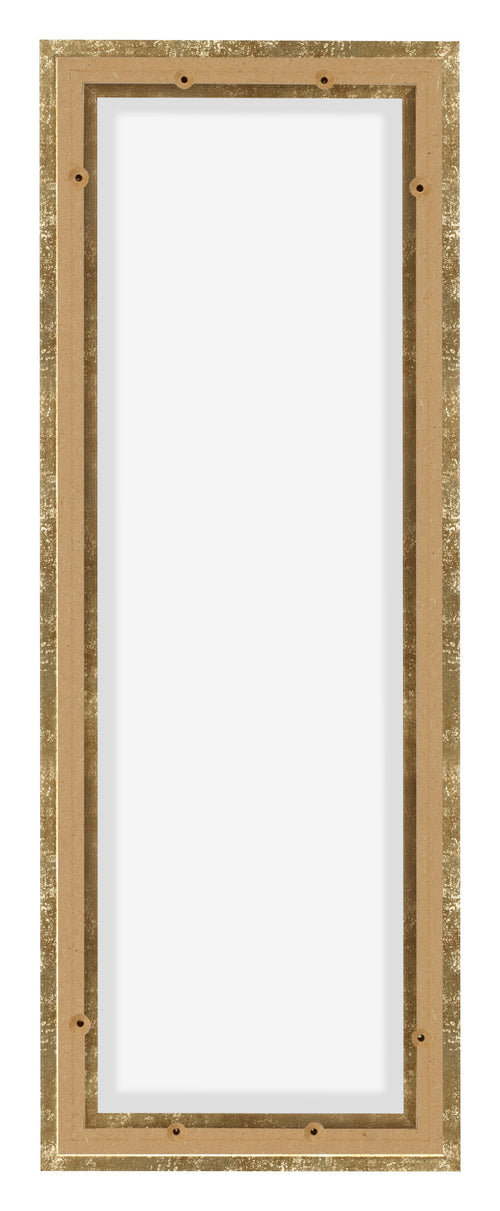 Lyon MDF Canvas Floater Frame 1 3 Gold Antique Back | Yourdecoration.com