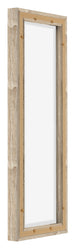 Lyon MDF Canvas Floater Frame 1 3 Sonoma Oak Back Oblique | Yourdecoration.com