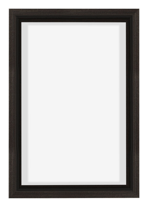 Lyon MDF Canvas Floater Frame 2 3 Oak Dark Front | Yourdecoration.com
