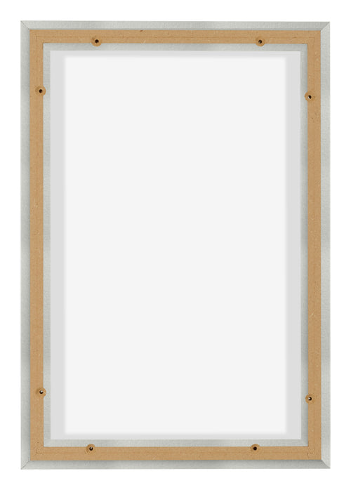 Lyon MDF Canvas Floater Frame 2 3 Silver Matte Back | Yourdecoration.com