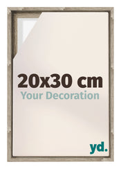 Lyon MDF Canvas Floater Frame 20x30cm Sonoma Oak Voorzijde Maat | Yourdecoration.com