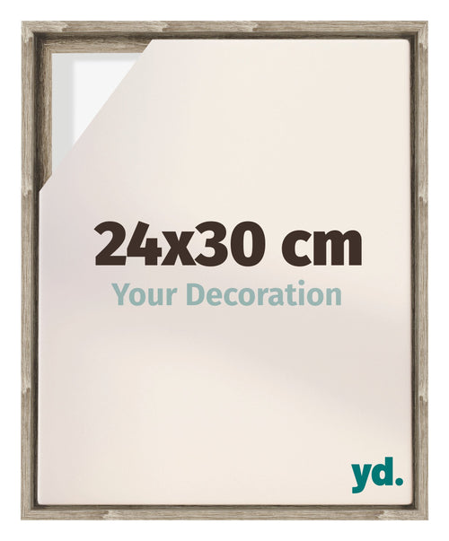 Lyon MDF Canvas Floater Frame 24x30cm Sonoma Oak Voorzijde Maat | Yourdecoration.com