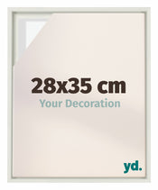 Lyon MDF Canvas Floater Frame 28x35cm White Matte Front Size | Yourdecoration.com