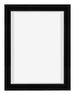 Lyon MDF Canvas Floater Frame 3 4 Black Matte Front | Yourdecoration.com