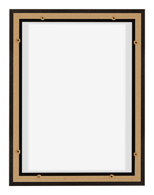 Lyon MDF Canvas Floater Frame 3 4 Oak Dark Back | Yourdecoration.com