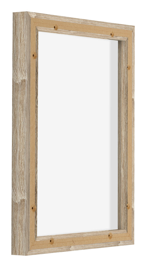 Lyon MDF Canvas Floater Frame 3 4 Sonoma Oak Back Oblique | Yourdecoration.com