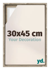 Lyon MDF Canvas Floater Frame 30x45cm Sonoma Oak Voorzijde Maat | Yourdecoration.com