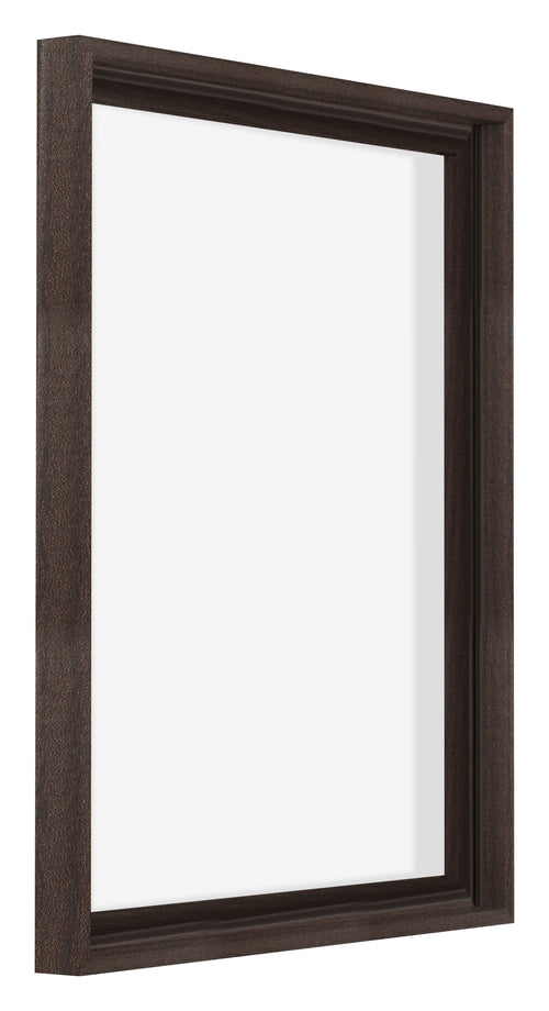 Lyon MDF Canvas Floater Frame 4 5 Oak Dark Front Oblique | Yourdecoration.com