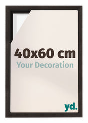 Lyon MDF Canvas Floater Frame 40x60cm Oak Dark Front Size | Yourdecoration.com
