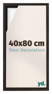 Lyon MDF Canvas Floater Frame 40x80cm Oak Dark Front Size | Yourdecoration.com