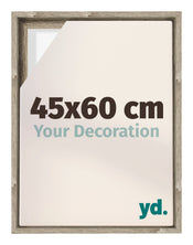 Lyon MDF Canvas Floater Frame 45x60cm Sonoma Oak Voorzijde Maat | Yourdecoration.com
