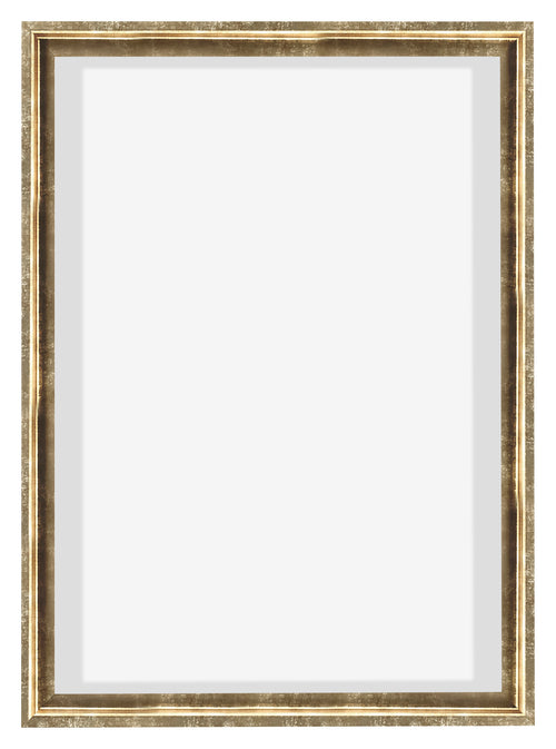 Lyon MDF Canvas Floater Frame 5 7 Gold Antique Front | Yourdecoration.com