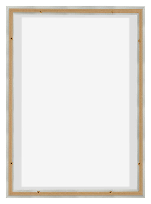 Lyon MDF Canvas Floater Frame 5 7 Silver Matte Back | Yourdecoration.com