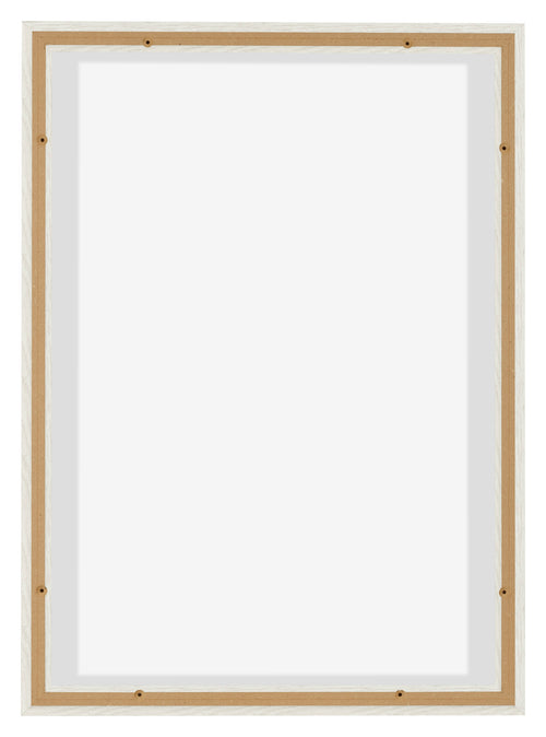 Lyon MDF Canvas Floater Frame 5 7 White Wash Back | Yourdecoration.com