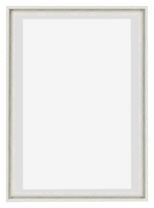 Lyon MDF Canvas Floater Frame 5 7 White Wash Front | Yourdecoration.com