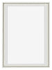 Lyon MDF Canvas Floater Frame 5 7 White Wash Front | Yourdecoration.com