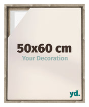 Lyon MDF Canvas Floater Frame 50x60cm Sonoma Oak Voorzijde Maat | Yourdecoration.com