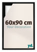 Lyon MDF Canvas Floater Frame 60x90cm Black Matte Front Size | Yourdecoration.com