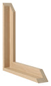 Lyon MDF Canvas Floater Frame Beech Intersection | Yourdecoration.com