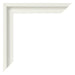 Lyon MDF Canvas Floater Frame White Matte Corner | Yourdecoration.com