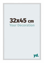 Miami Aluminium Photo Frame 32x45cm Silver Matte Front Size | Yourdecoration.com