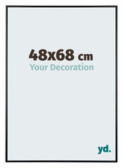 Austin Aluminium Photo Frame 48x68cm Black High Gloss Front Size | Yourdecoration.com