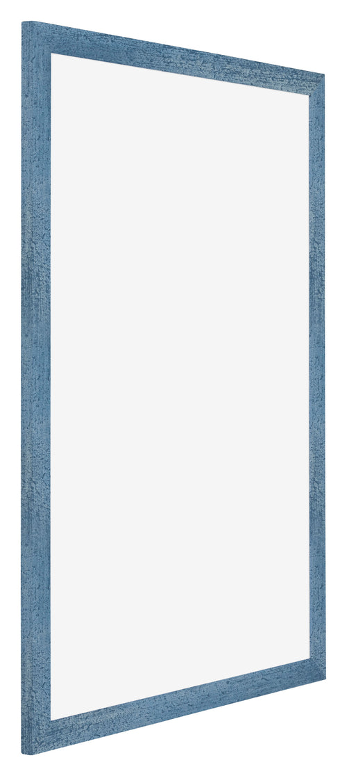 Mura MDF Photo Frame 48x68cm Bright Blue Swept Front Oblique | Yourdecoration.com