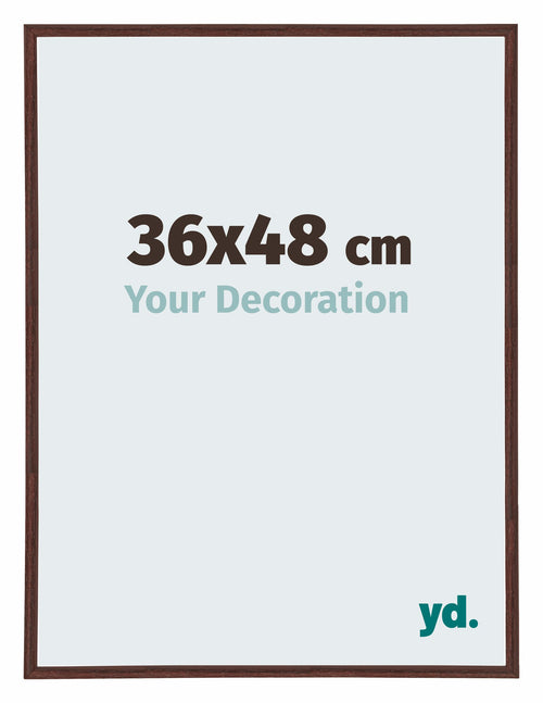 Annecy Plastic Photo Frame 36x48cm Brown Front Size | Yourdecoration.com