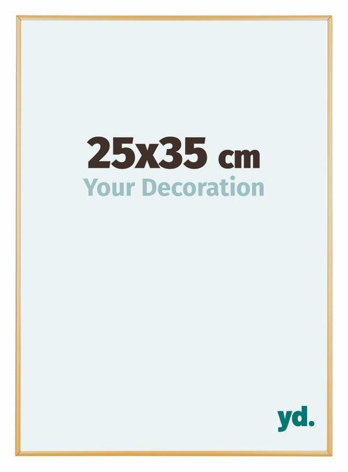 Austin Aluminium Photo Frame 25x35cm Gold Vintage Front Size | Yourdecoration.com