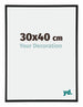 Austin Aluminium Photo Frame 30x40cm Black High Gloss Front Size | Yourdecoration.com