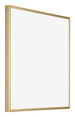 Austin Aluminium Photo Frame 60x60cm Gold High Gloss Front Oblique | Yourdecoration.com