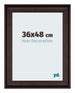 Birmingham Wooden Photo Frame 36x48cm Brown Front Size | Yourdecoration.com