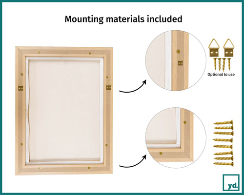 Canvas Floater Frame Back Materials | Yourdecoration.com