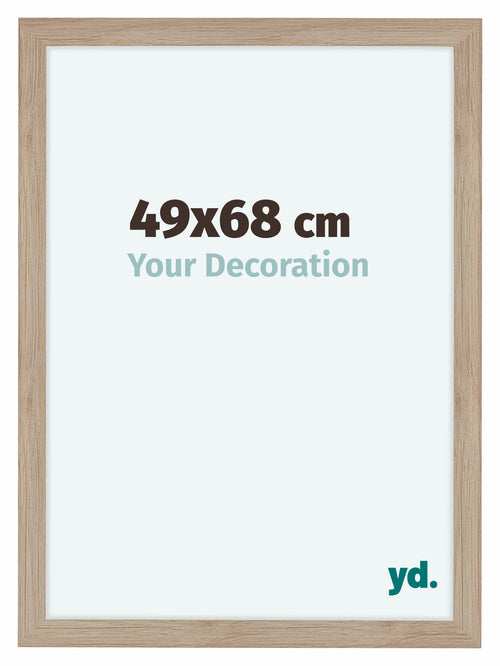 Como MDF Photo Frame 49x68cm Oak Light Front Size | Yourdecoration.com